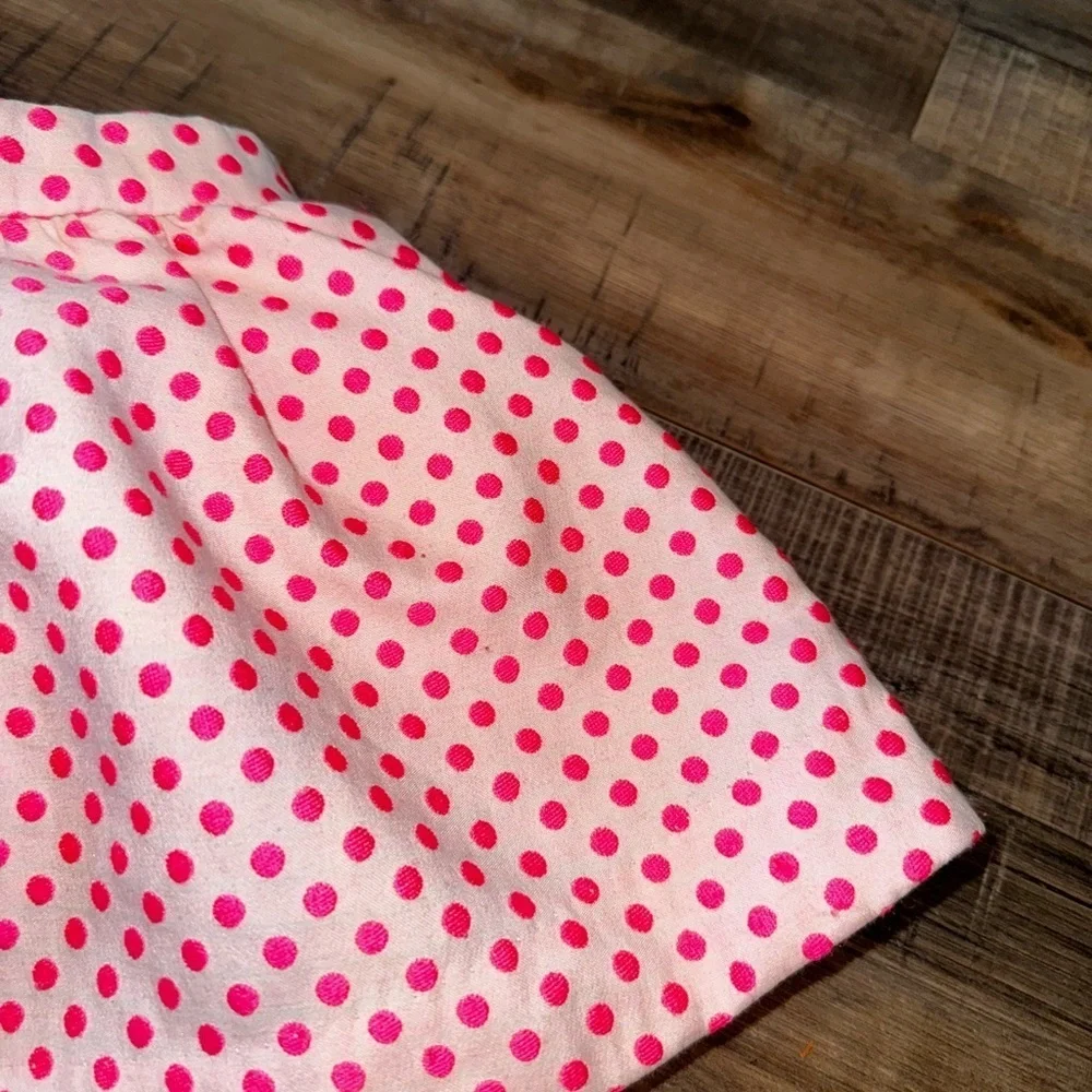 Kate Spade Girls Pink Polka Dot Skirt with Bloomers Zip Closure 18MOS